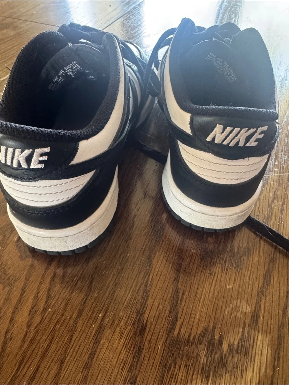 Nike Black and White Low-Top Sneakers